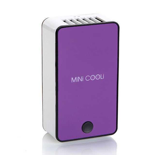 Mini portable hand held desk air conditioner humidification cooler - The Tech Geek Store