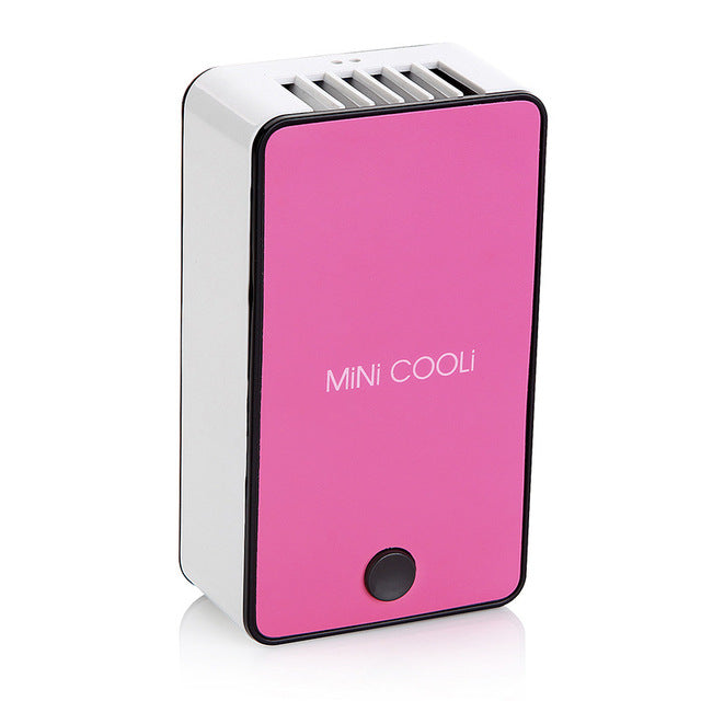 Mini portable hand held desk air conditioner humidification cooler - The Tech Geek Store